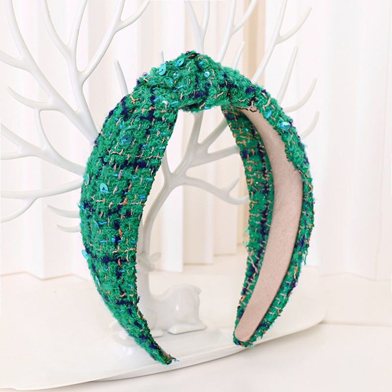Chic Woolen Knot Headband - Comfortable & Stylish Hair Accessory - Image 6