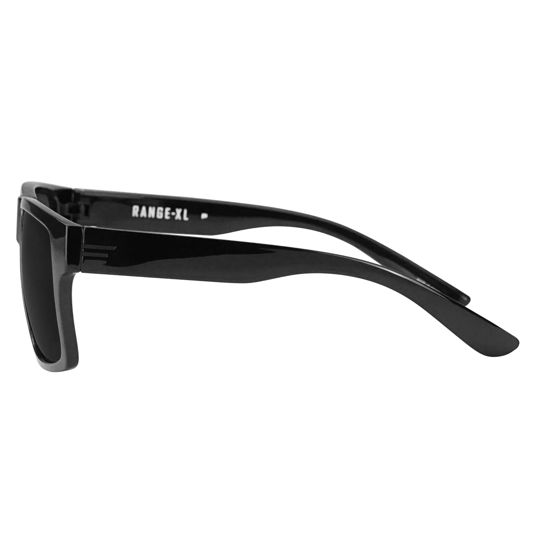 Extra Dark Polarized Sunglasses with Glossy Frame Finish