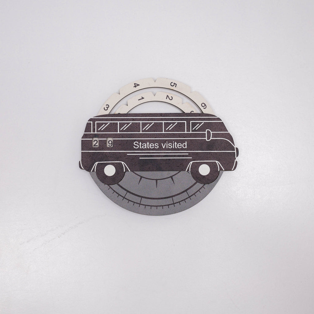 3D Wooden USA Map Travel Tracker - Nordik Minimalist Style