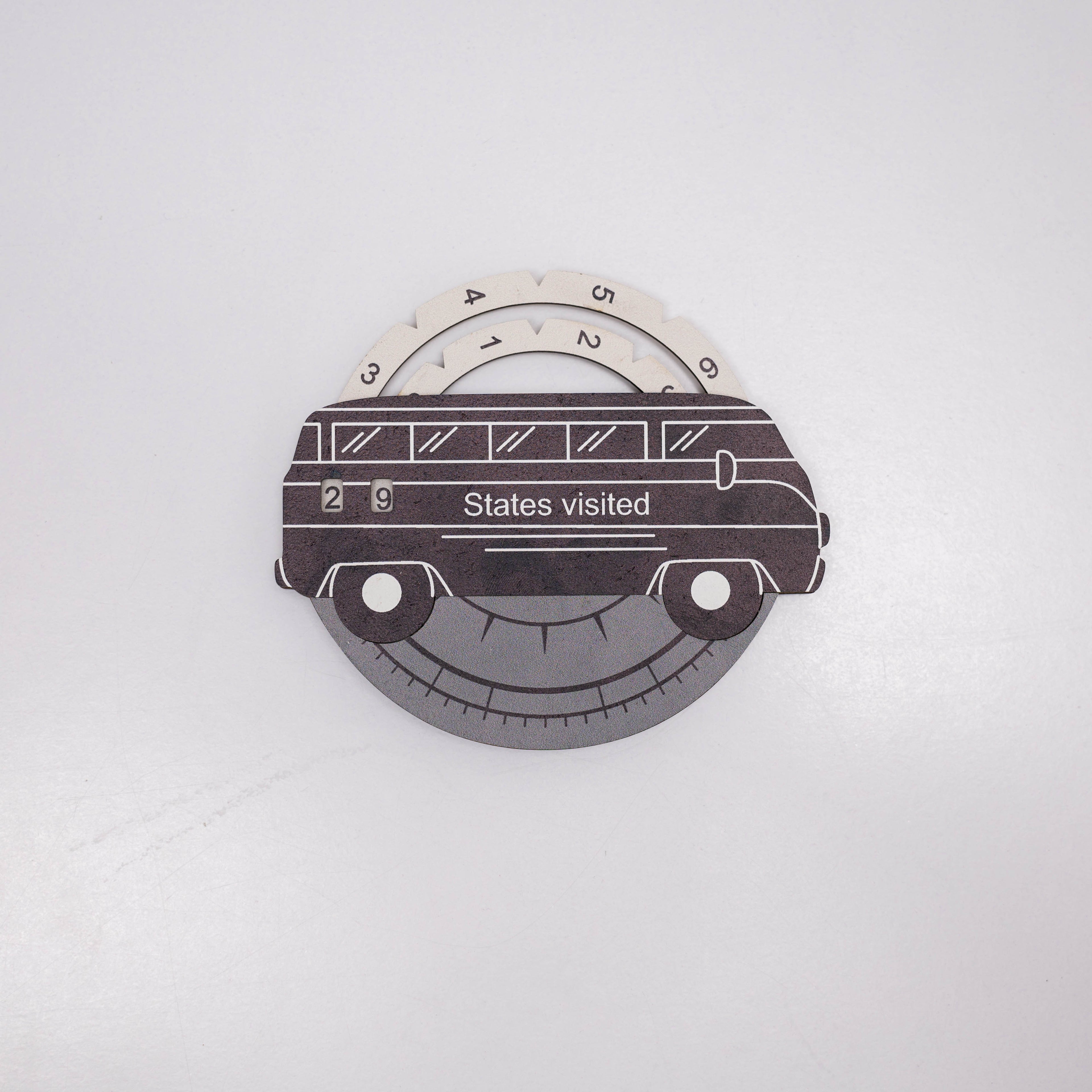 3D Wooden USA Map Travel Tracker - Nordik Minimalist Style