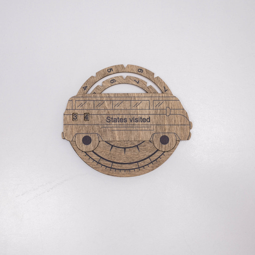 3D Wooden USA Map Travel Tracker - Terra Wall Art for Explorers