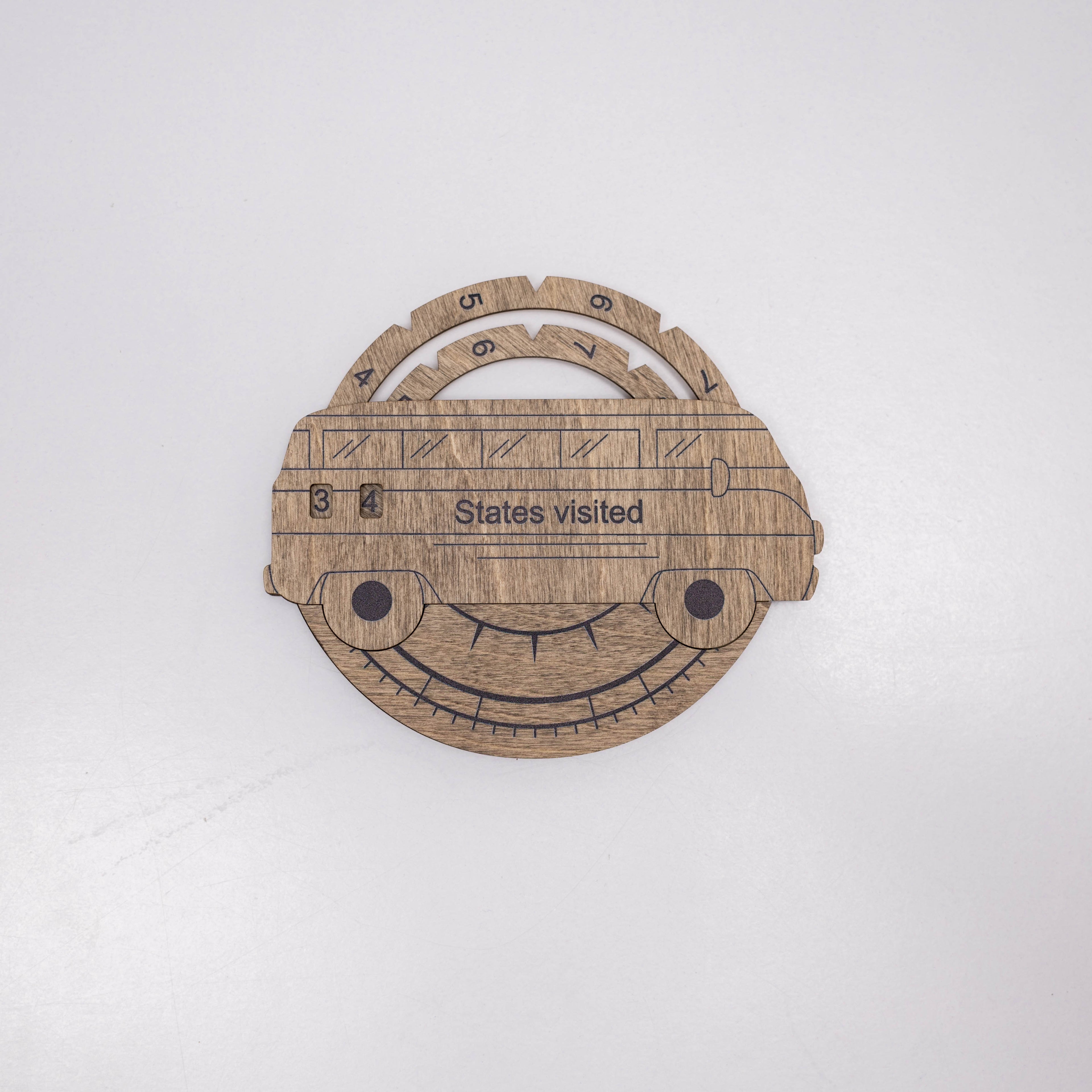 3D Wooden USA Map Travel Tracker - Terra Wall Art for Explorers