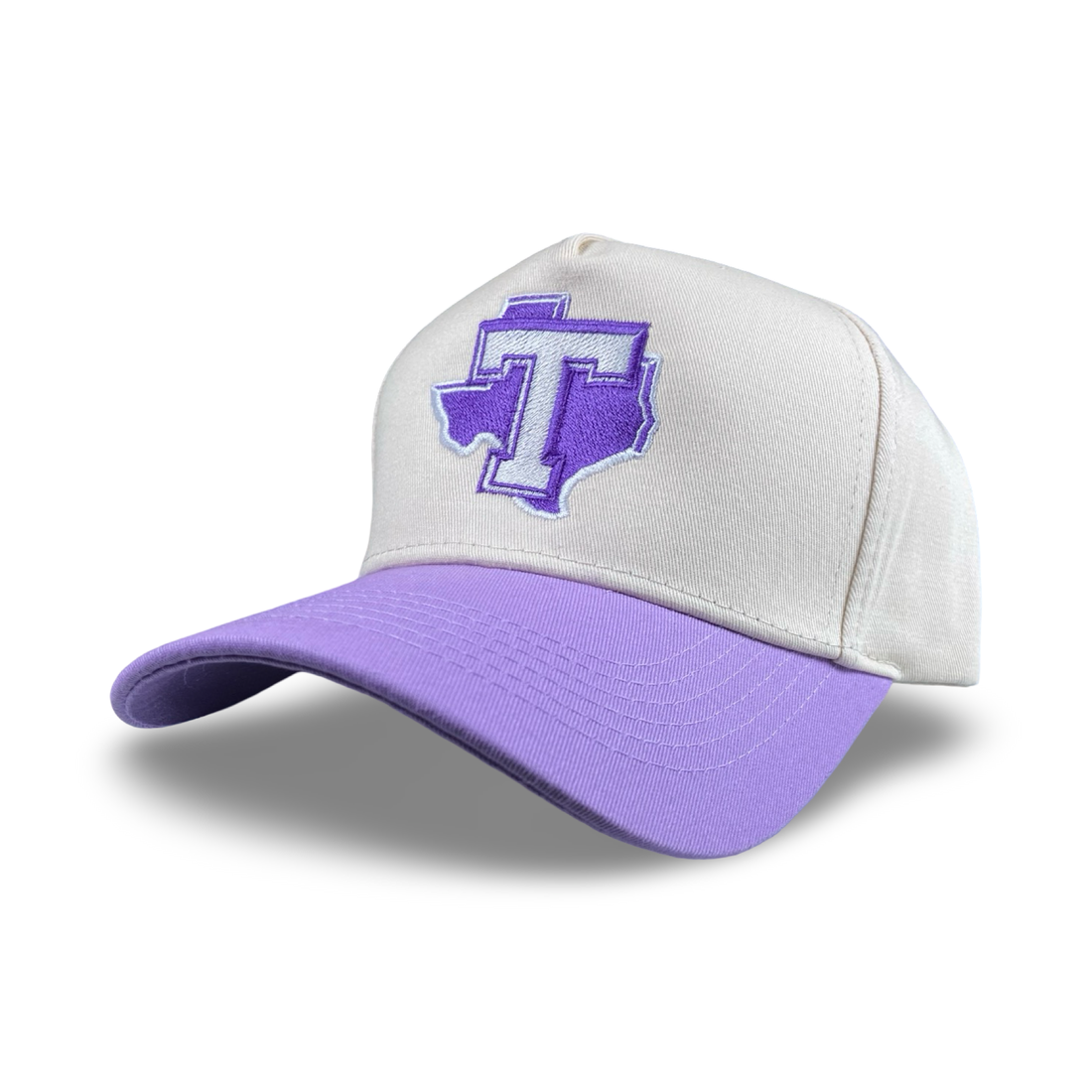 Tarleton State University Texans Mesh Trucker Hat Purple and White