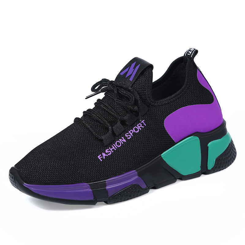 Women's Lightweight Lace-Up Fashion Sports Sneakers - Image 8