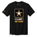 US Army 250 Year Anniversary T-Shirt Black Graphic Tee