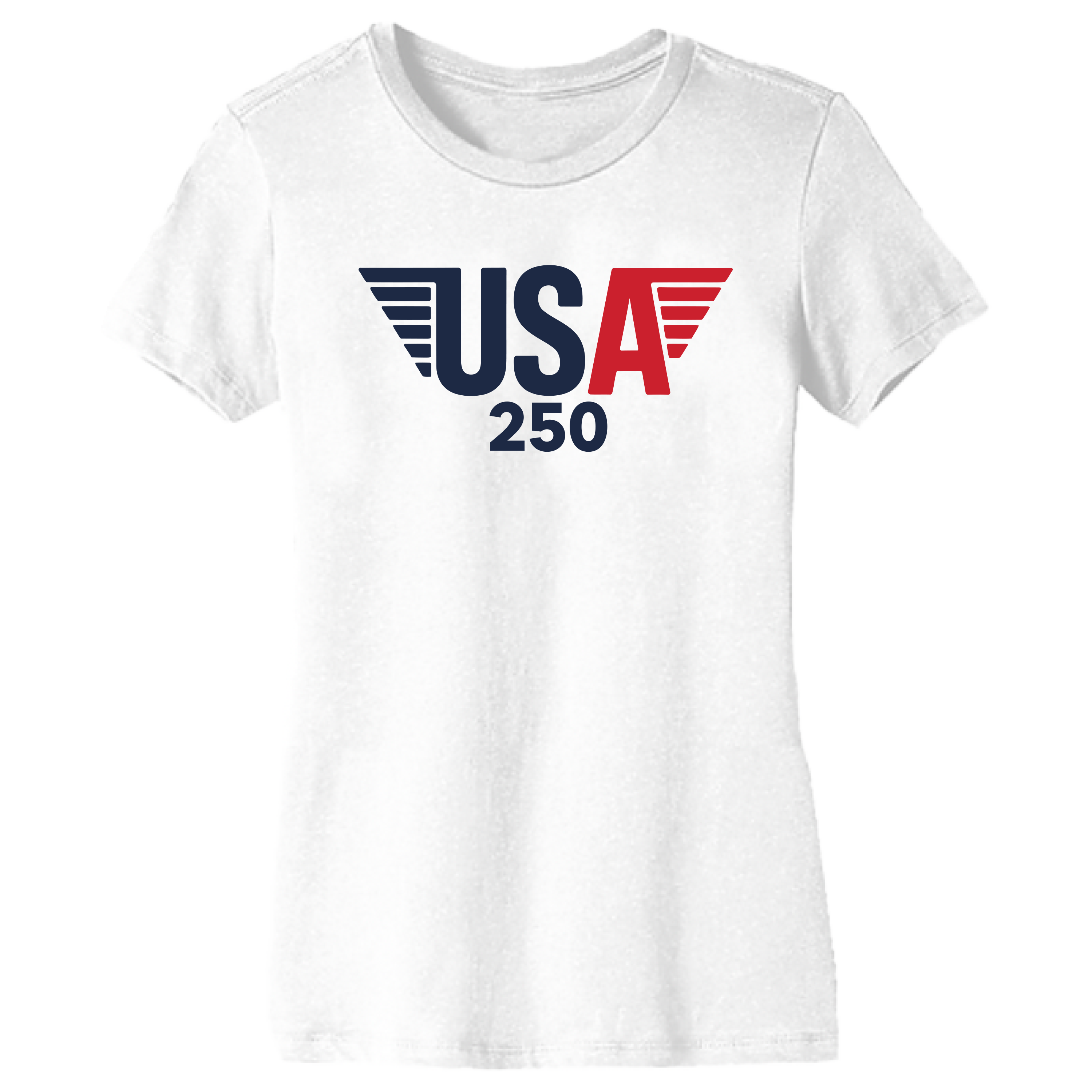 USA 250 Wings Graphic T-Shirt Patriotic American Pride Tee - Image 3