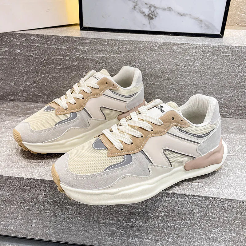 Women's Multicolor Harajuku Style Lightweight Running Shoes - Image 4