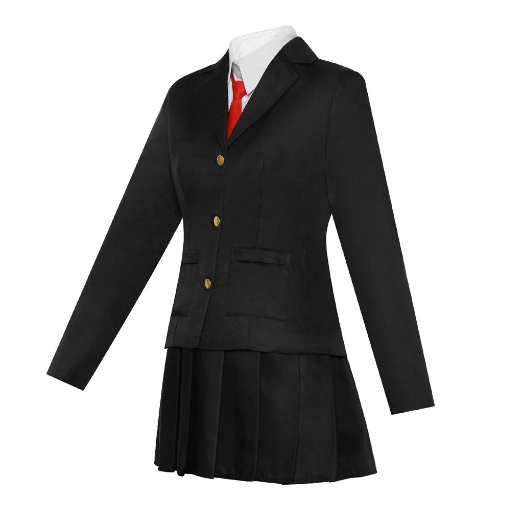 Women's Goth Uniform Cosplay Outfit with Pleated Skirt - Image 4