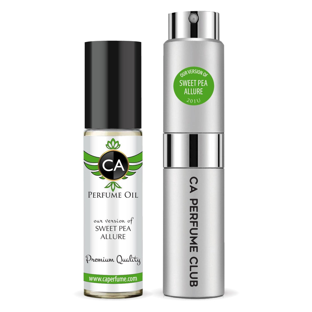201- Sweet Pea Allure Duo Set Fragrance Oil and Perfume Spray Bundle