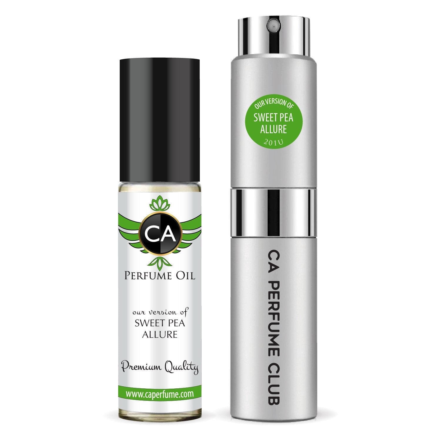 201- Sweet Pea Allure Duo Set Fragrance Oil and Perfume Spray Bundle