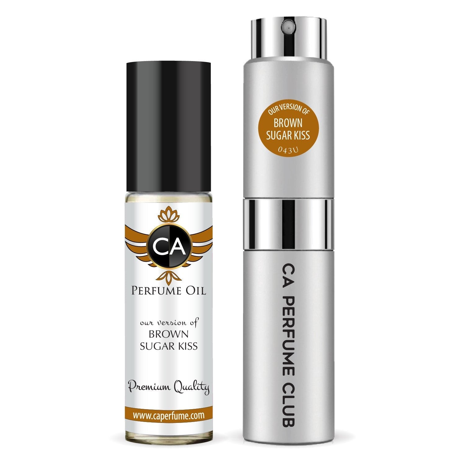 043- Brown Sugar Kiss Duo Set Fragrance Oil and Perfume Spray Bundle