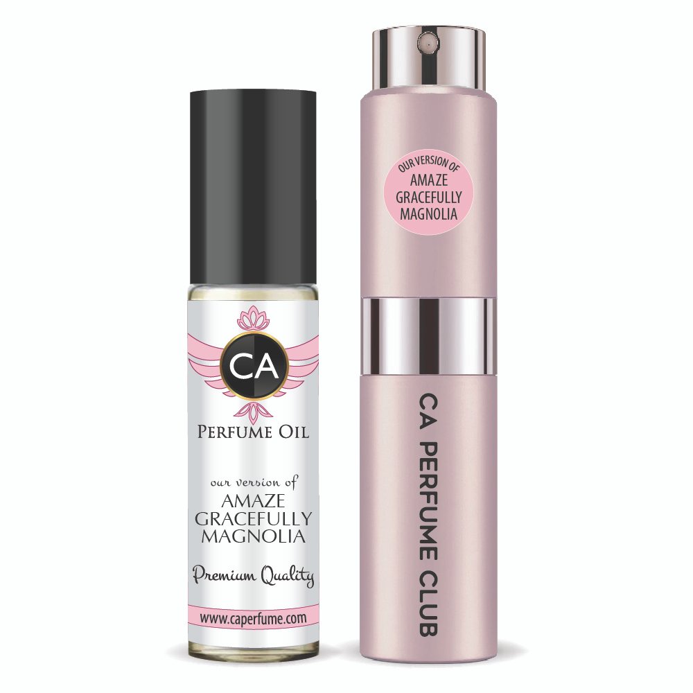 438B- Amaze Gracefully Magnolia Duo Set Fragrance Oil and Perfume Spray Bundle