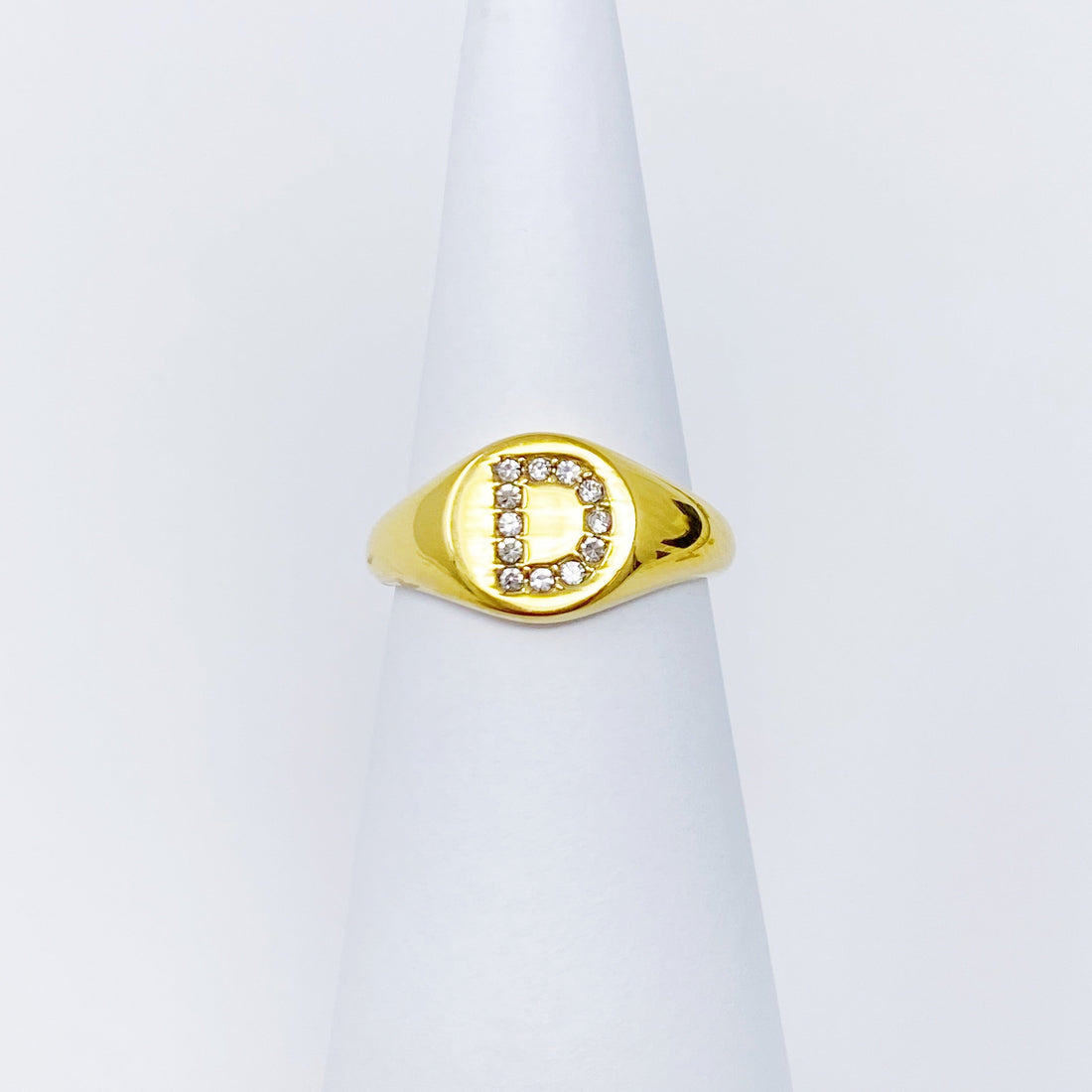 Shine Me Initial Ring