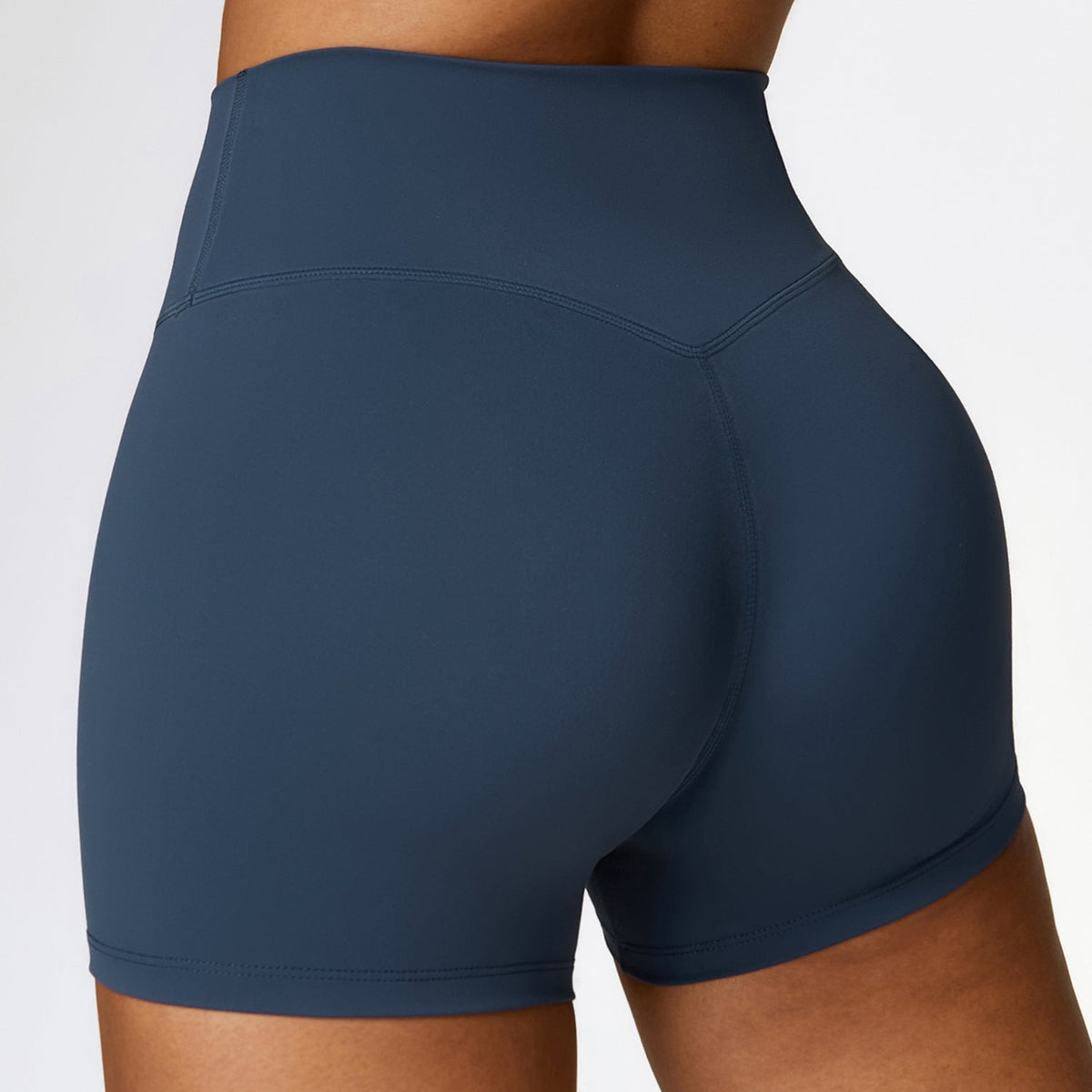 Women's High-Waist Hip-Lifting Yoga Shorts for Fitness & Running