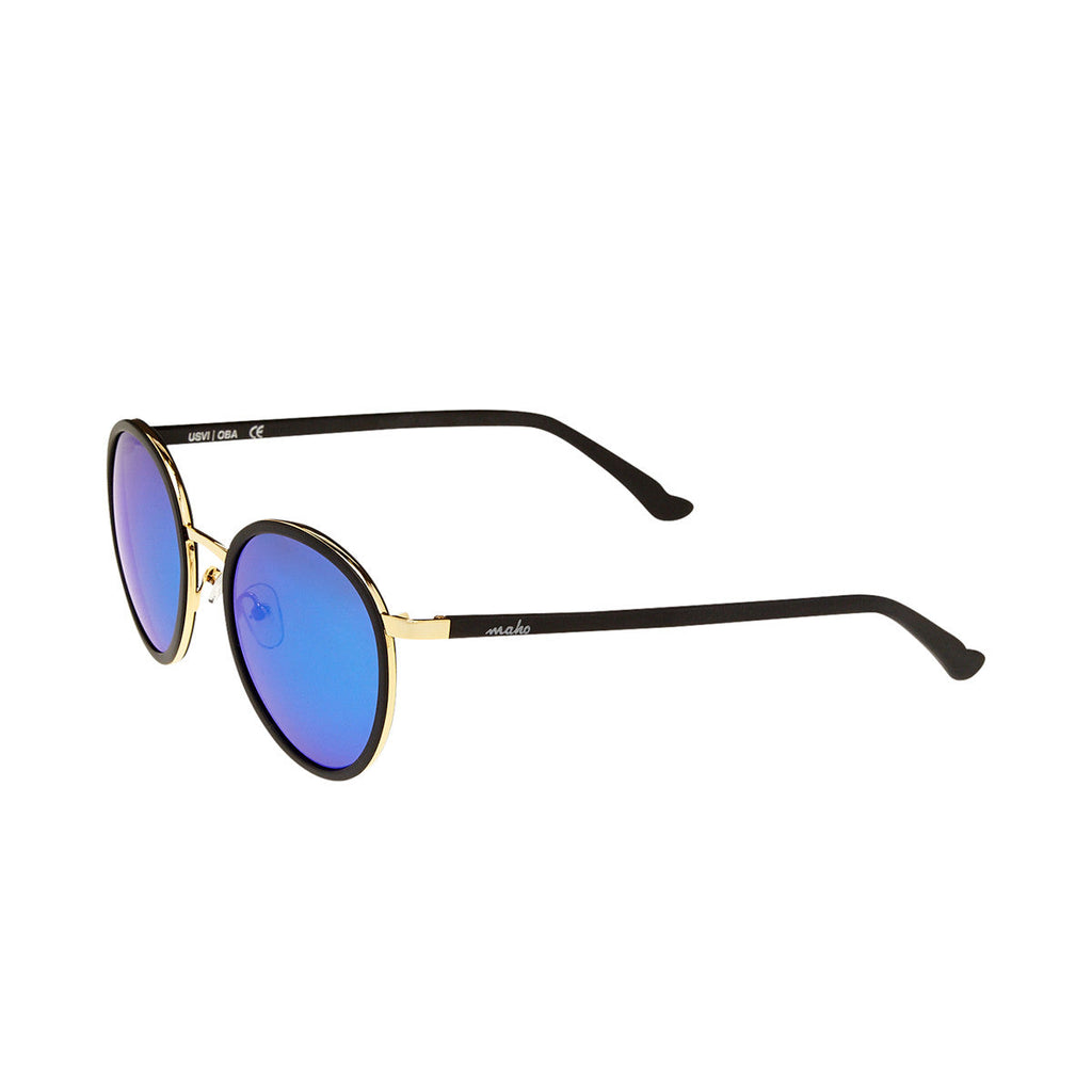 Cabo 2 Round Polarized Sunglasses in Charcoal