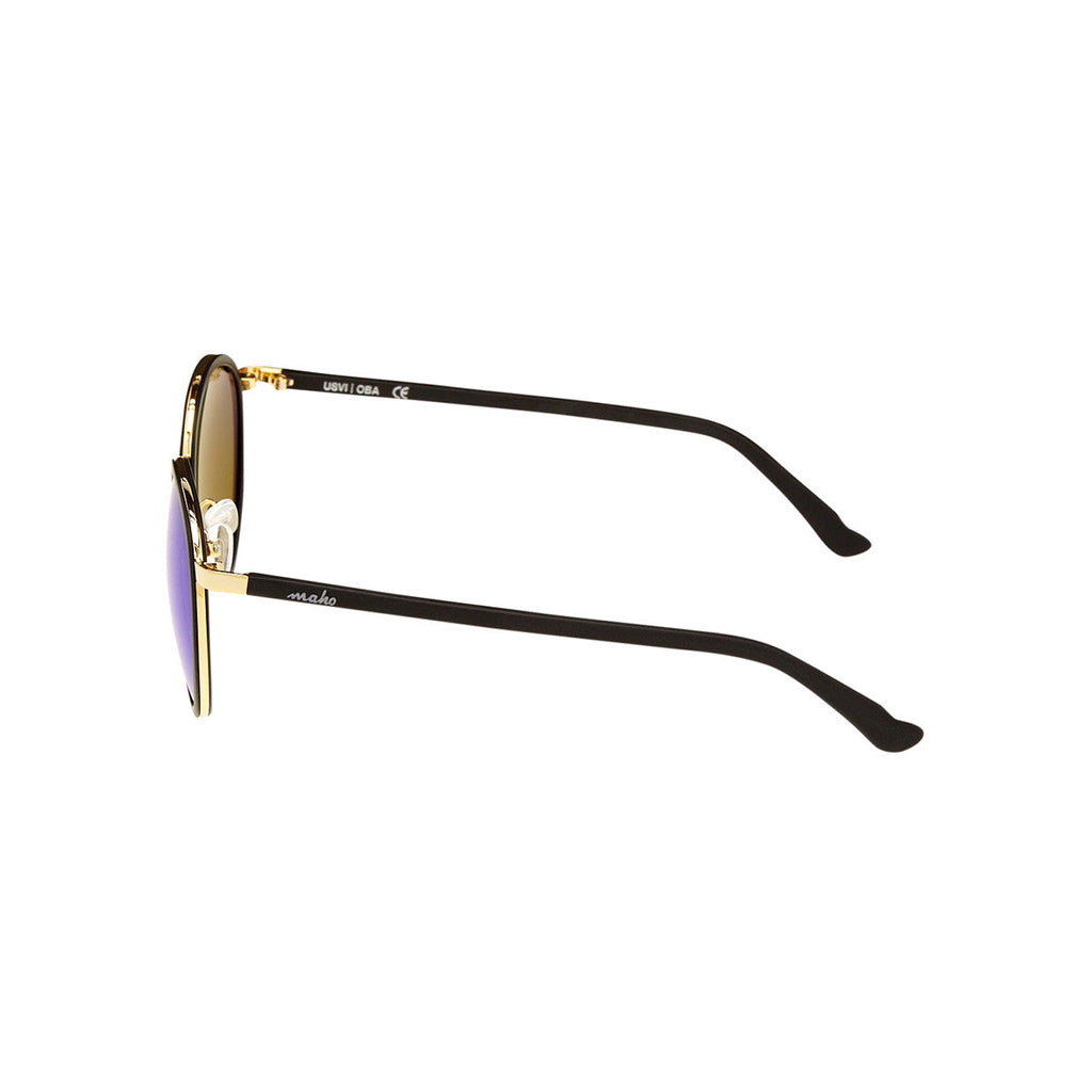 Cabo 2 Round Polarized Sunglasses in Charcoal