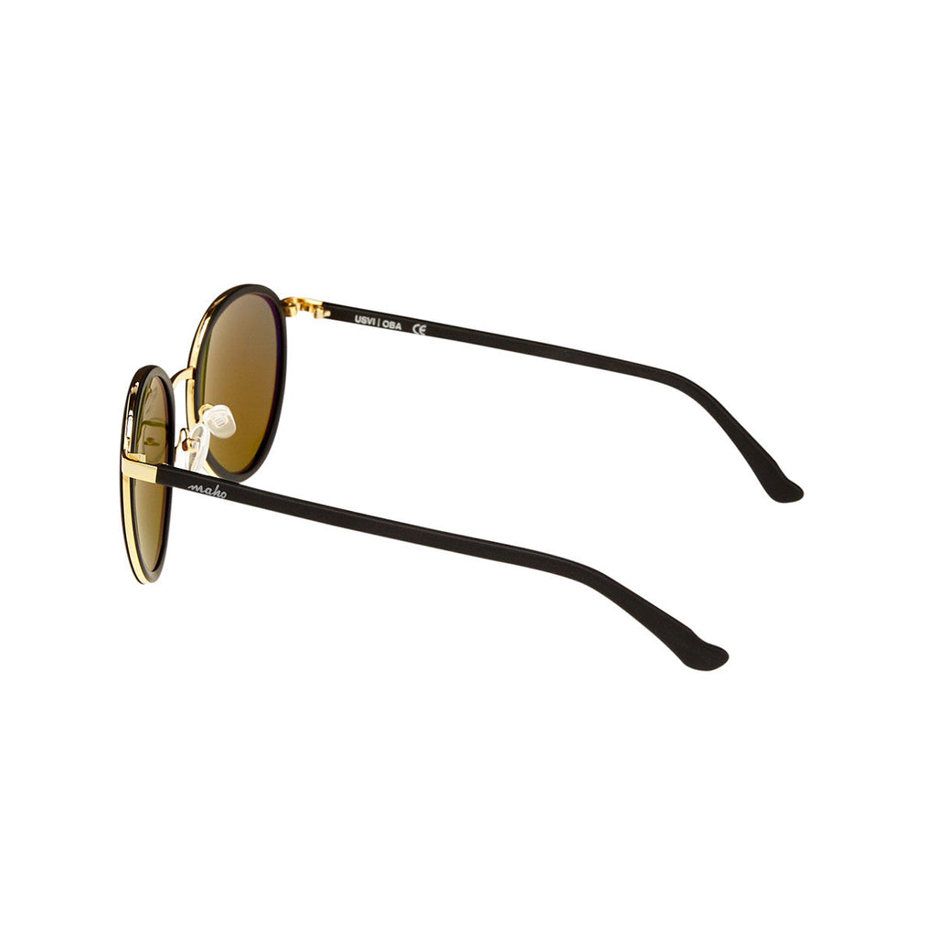 Cabo 2 Round Polarized Sunglasses in Charcoal