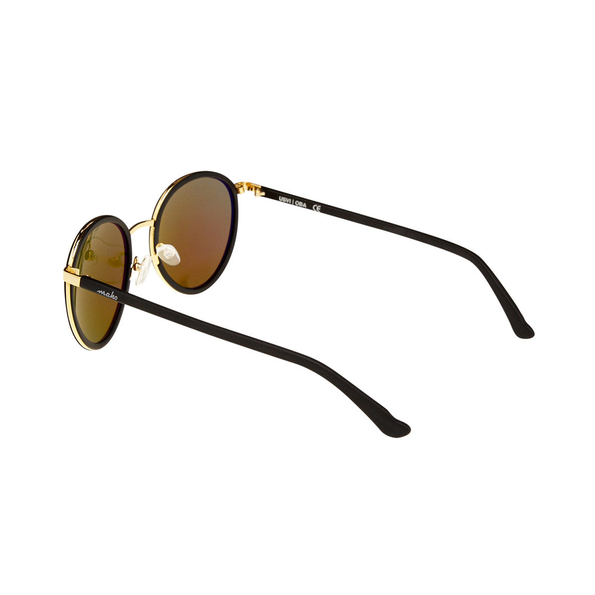 Cabo 2 Round Polarized Sunglasses in Charcoal