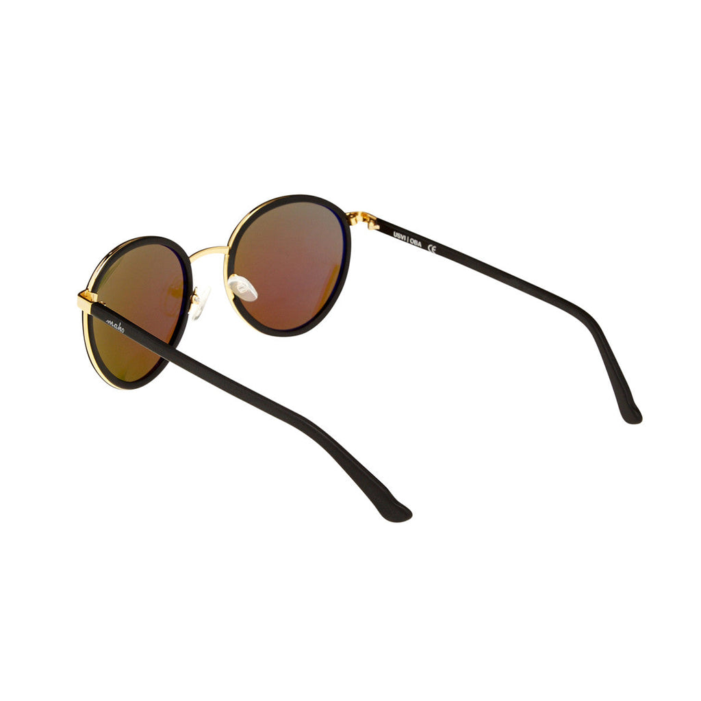 Cabo 2 Round Polarized Sunglasses in Charcoal