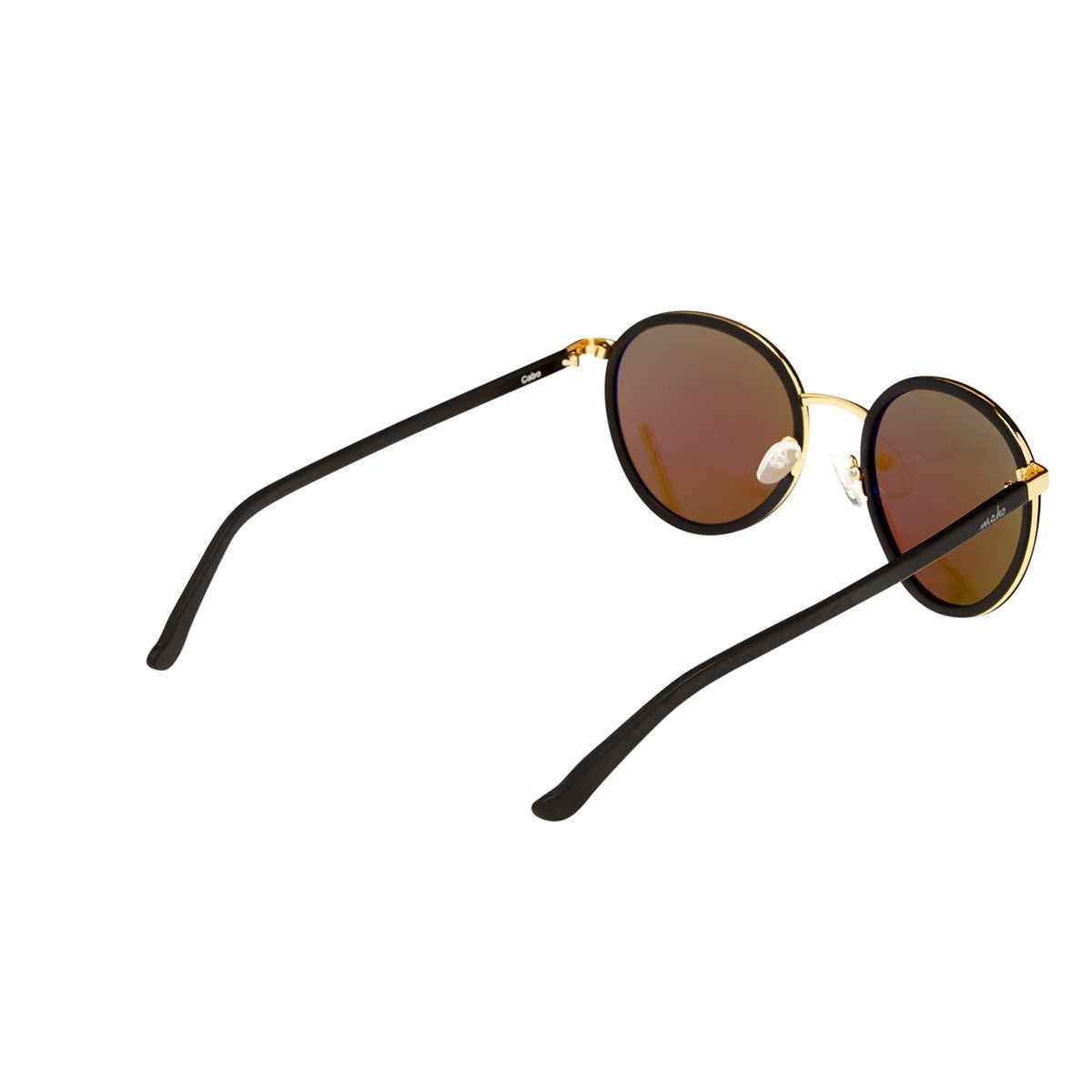 Cabo 2 Round Polarized Sunglasses in Charcoal