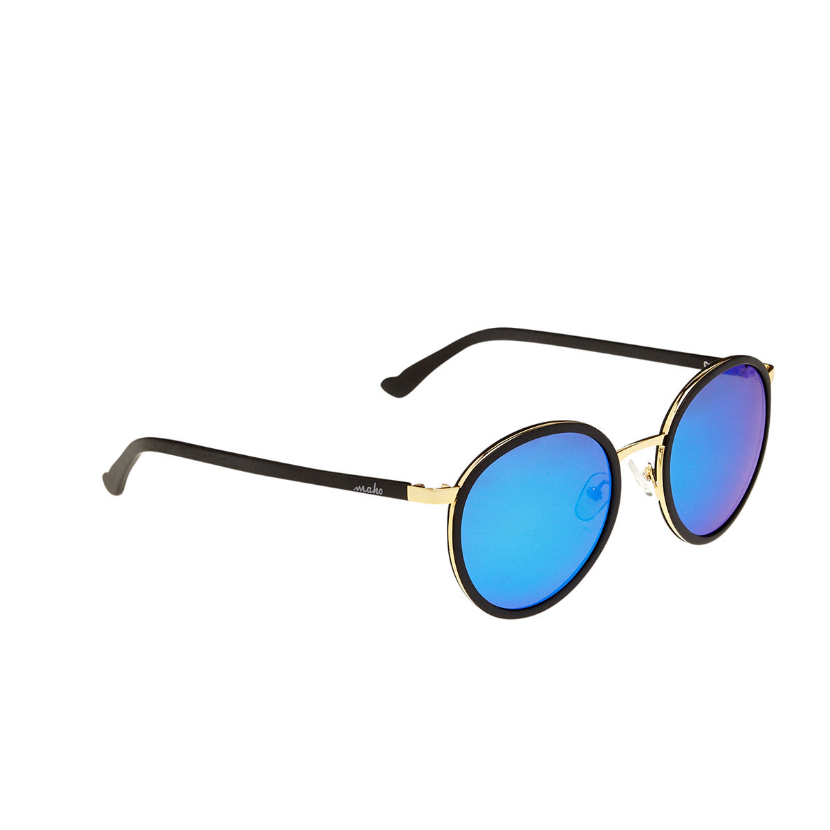 Cabo 2 Round Polarized Sunglasses in Charcoal