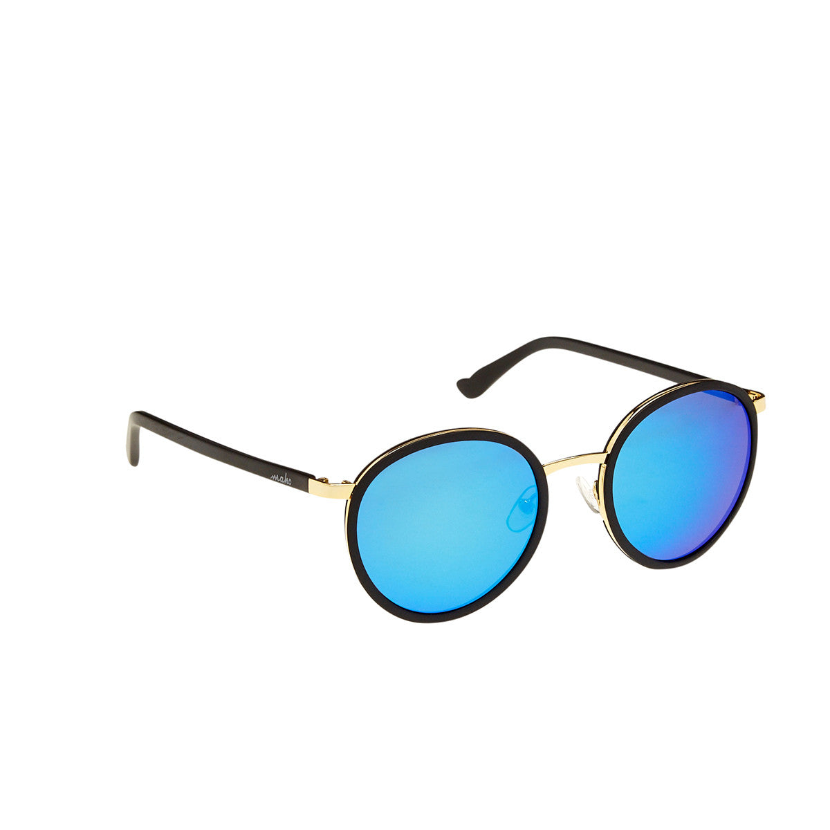 Cabo 2 Round Polarized Sunglasses in Charcoal