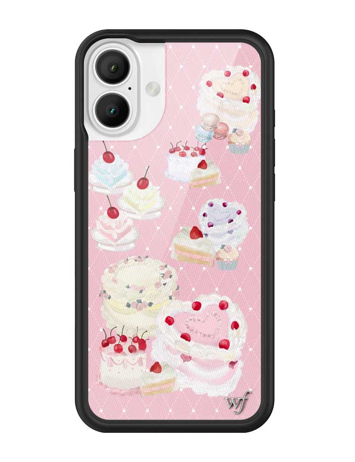 Sweet Cakes iPhone Case with Macaroons and Cupcake Design - Image 3