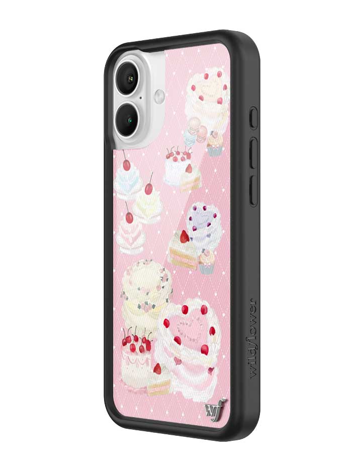 Sweet Cakes iPhone Case with Macaroons and Cupcake Design - Image 4