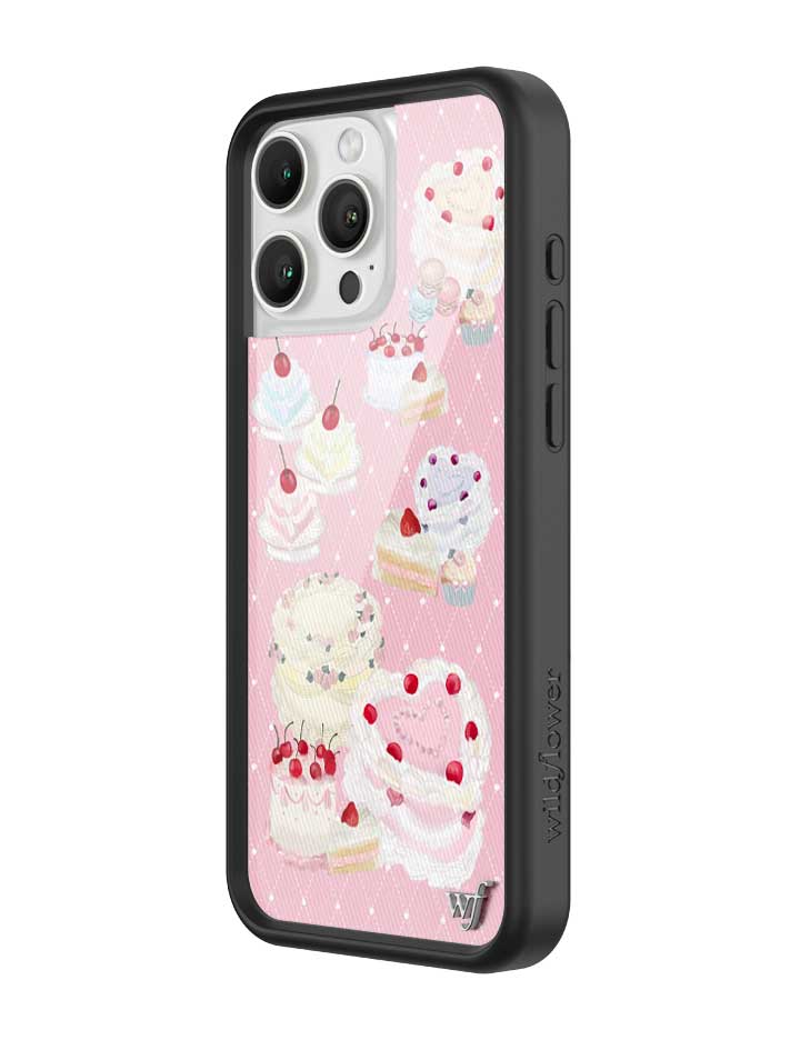 Sweet Cakes iPhone Case with Macaroons and Cupcake Design - Image 2