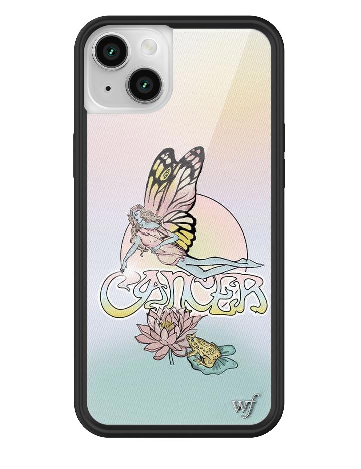Cancer Zodiac iPhone Case with Fairy and Toad Art - Image 3