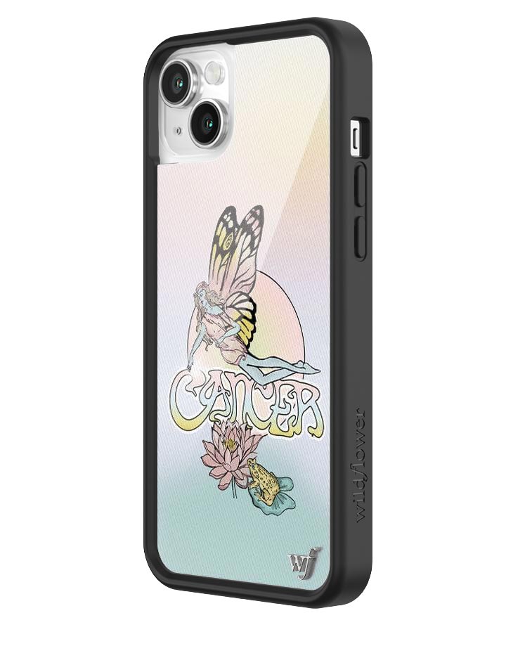Cancer Zodiac iPhone Case with Fairy and Toad Art - Image 4