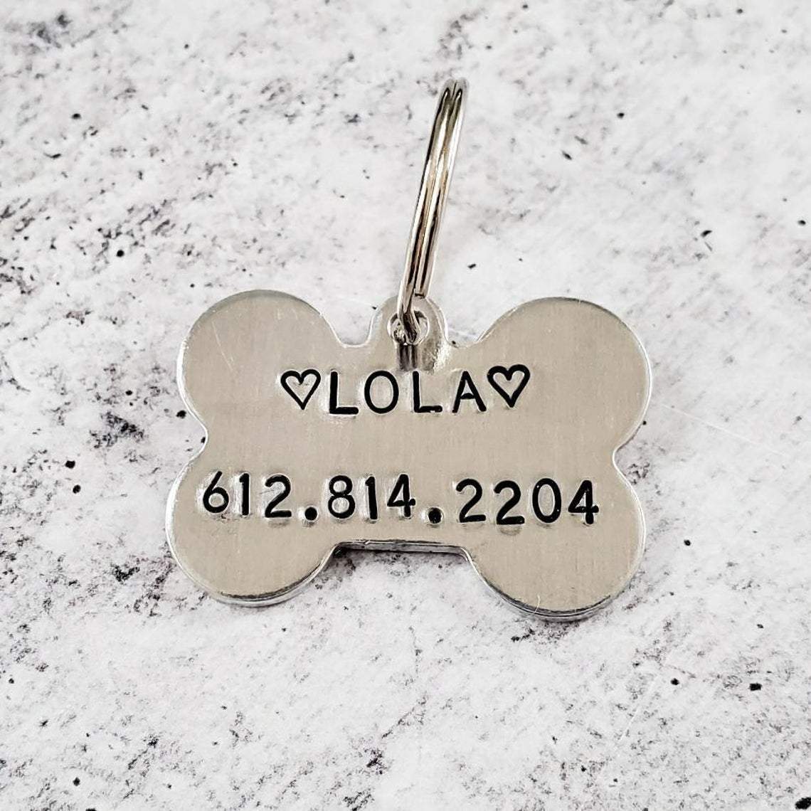 CAN'T HOLD MY LICKER Bone-Shaped Pet Tag