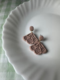 Floral Fans, in Almond