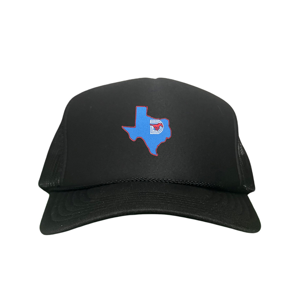 SMU State of Texas Pony Logo Hat - Black Label Streetwear