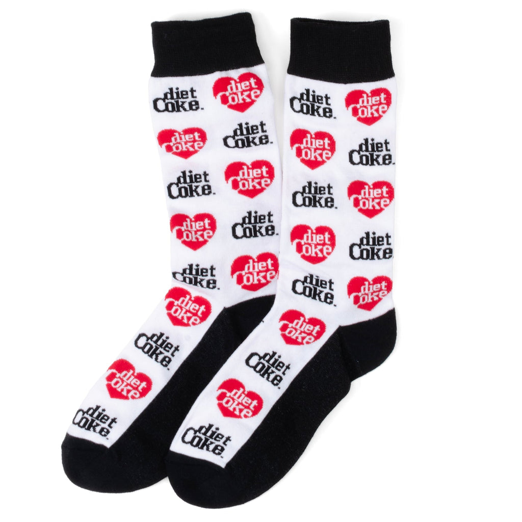 Coca-Cola Logo 3-Pack Dress Sock Set Red Black and White