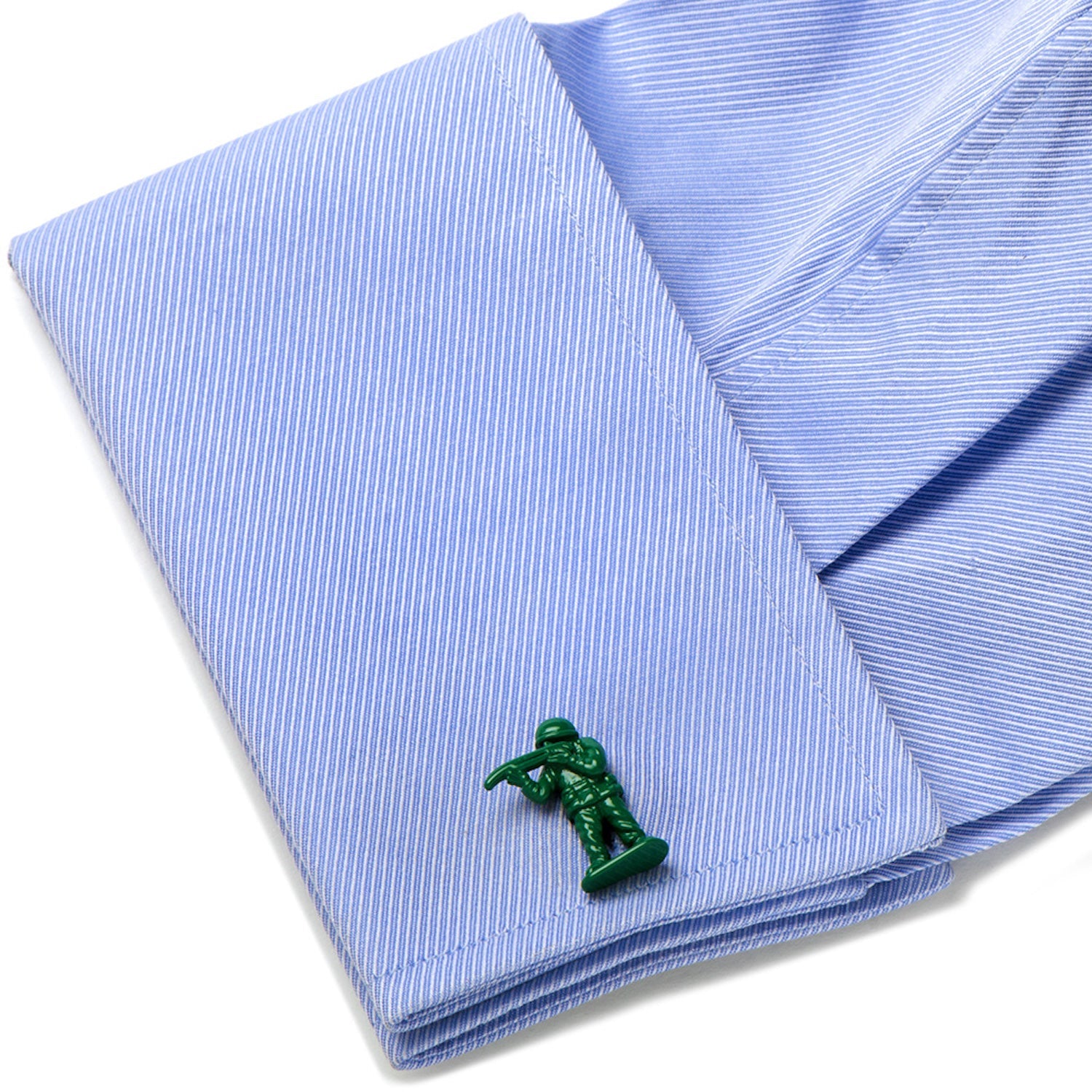 Green Army Men Cufflinks for Nostalgic Style - Image 3