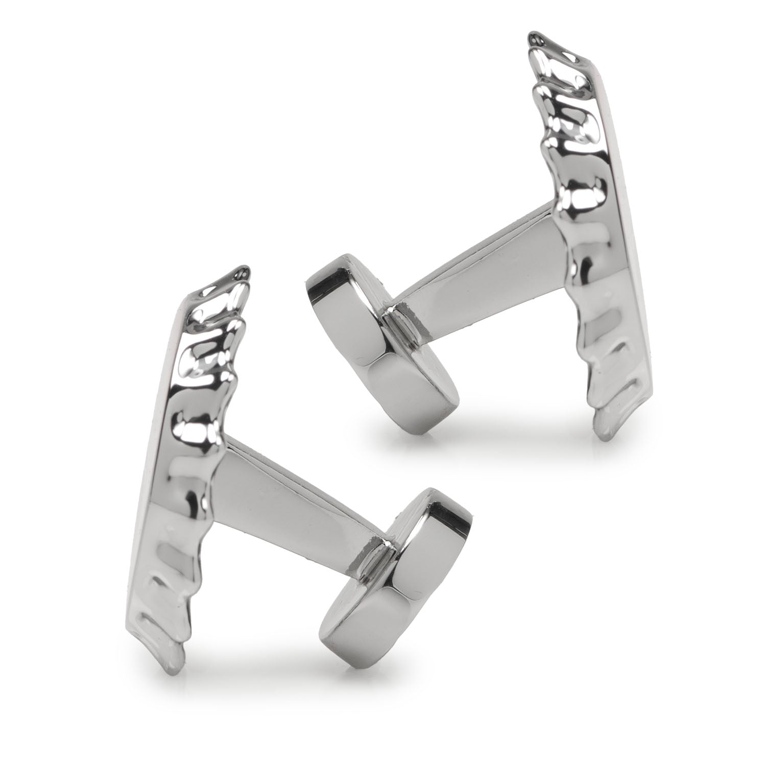 Coca-Cola Bottle Cap Cufflinks in Red and Polished Silver - Image 4