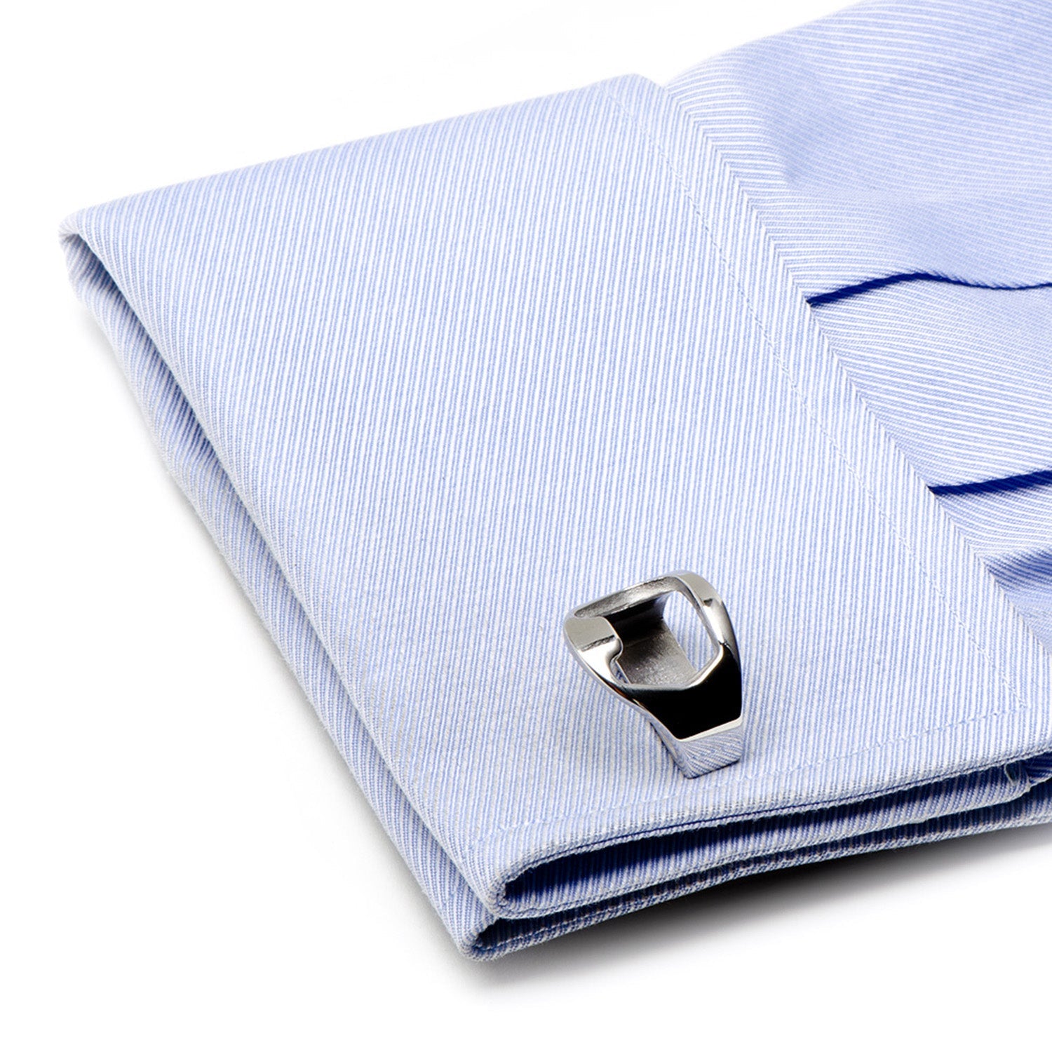 Stainless Steel Bottle Opener Cufflinks for Men - Image 3