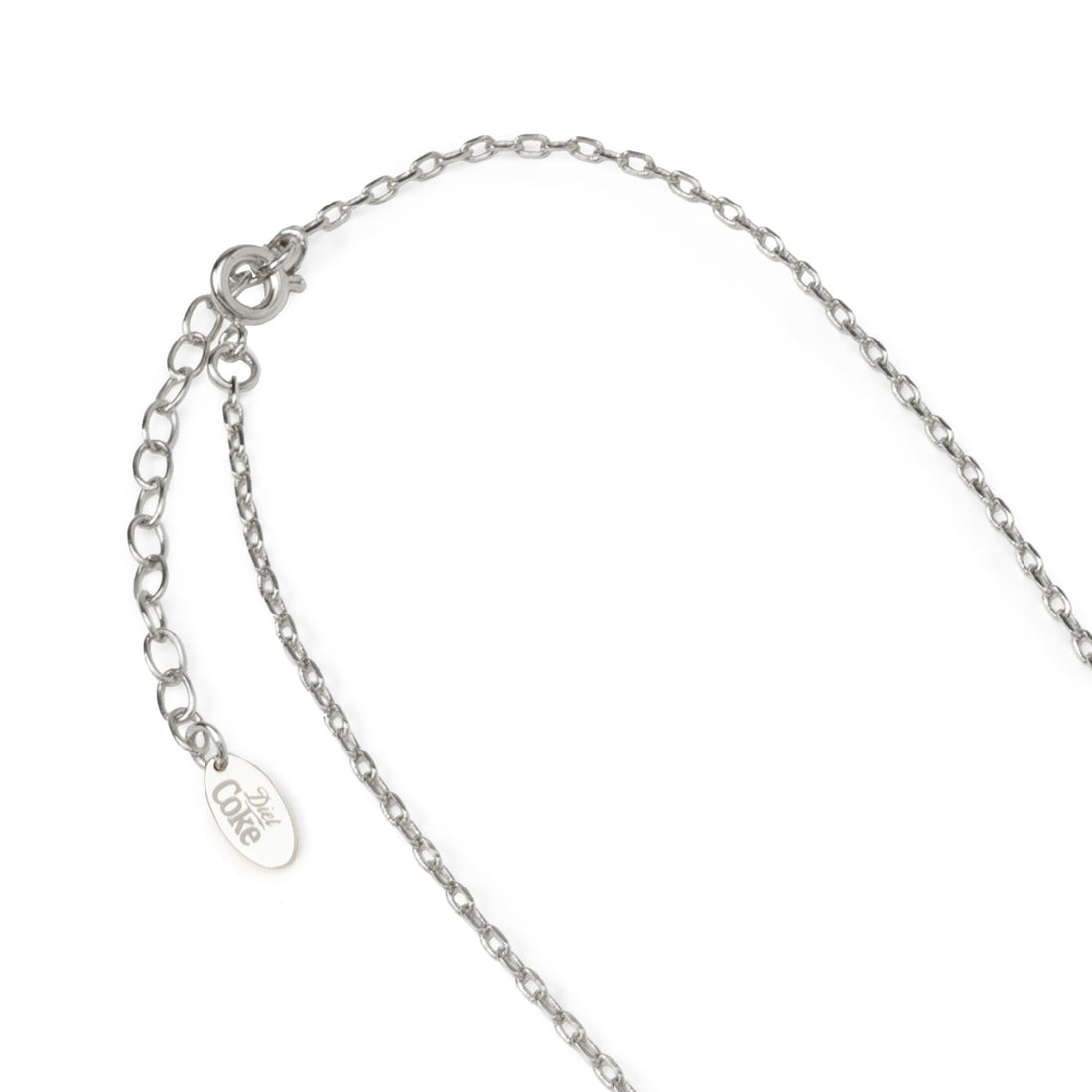 Silver-Tone Diet Coke Tab Pendant Necklace Pop Culture Jewelry - Image 3