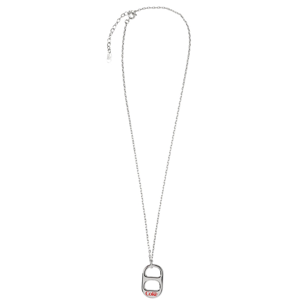 Silver-Tone Diet Coke Tab Pendant Necklace Pop Culture Jewelry - Image 4