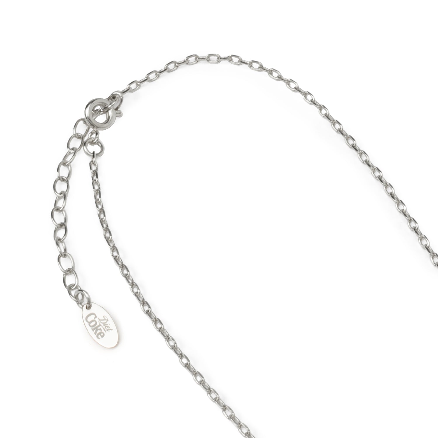 Diet Coke Bottle Cap Pendant Necklace in Silver-Tone - Image 3