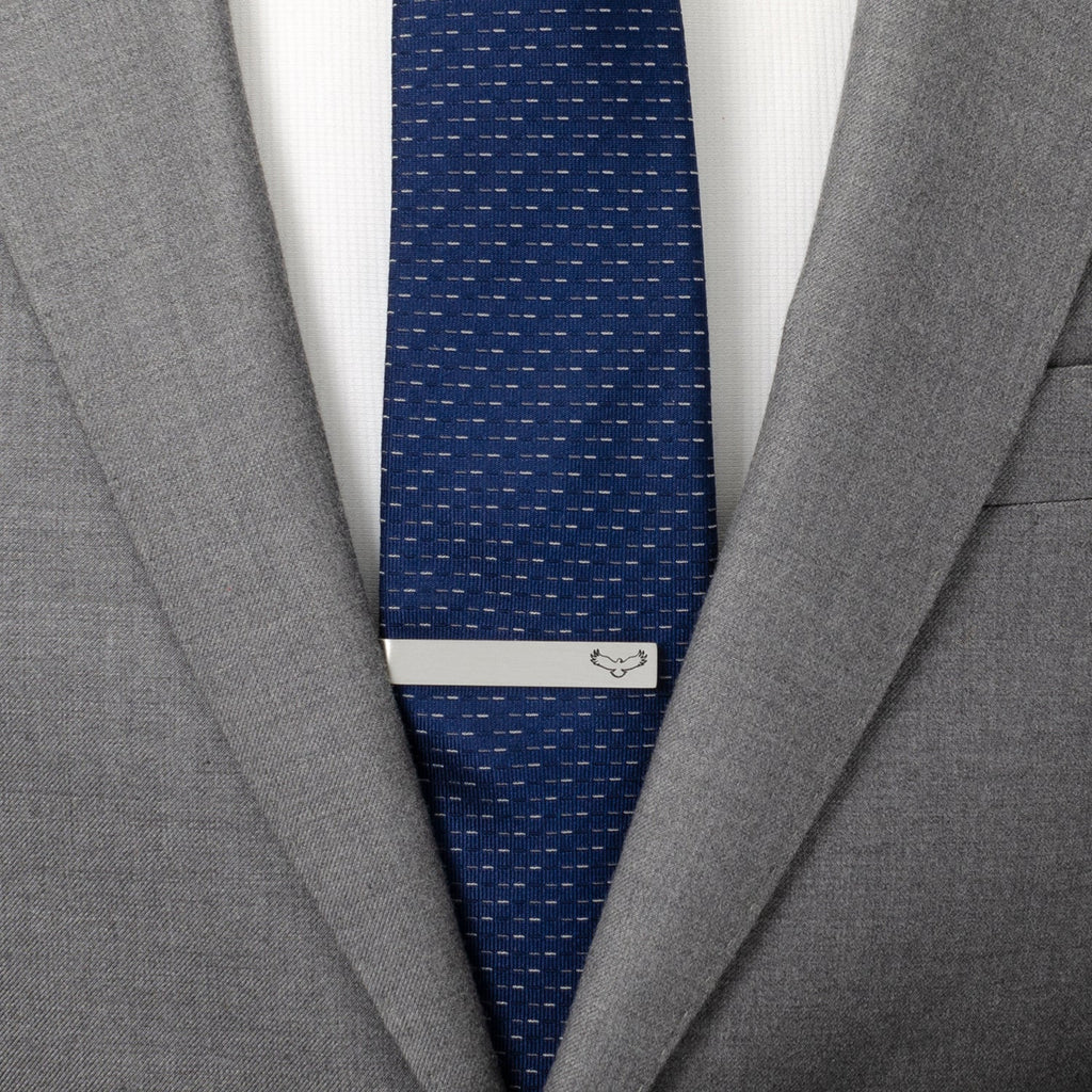Silver Tone Eagle Hidden Message Tie Bar - Image 2