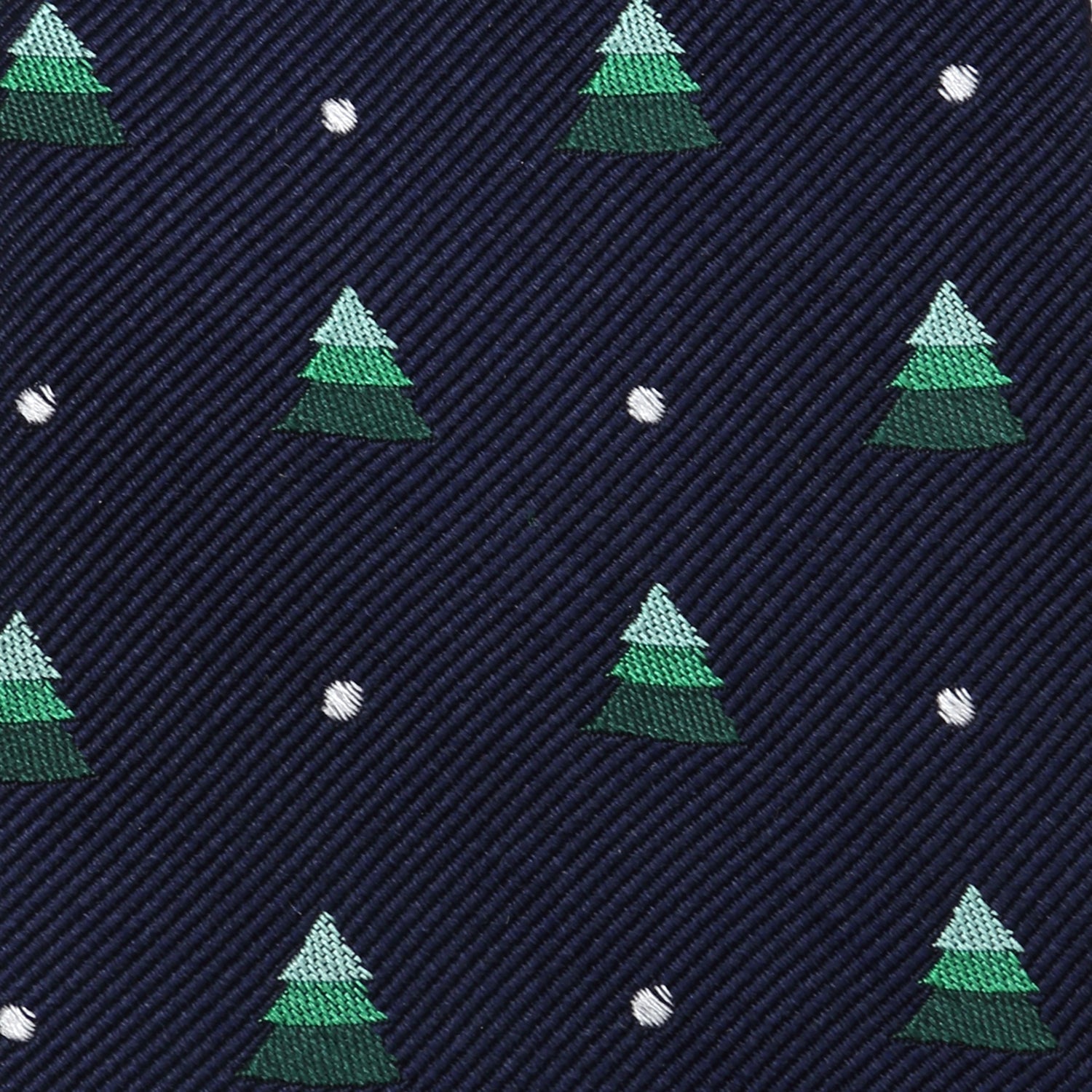 Holiday Tree Print Tie and Sock Gift Set in Navy - Image 5