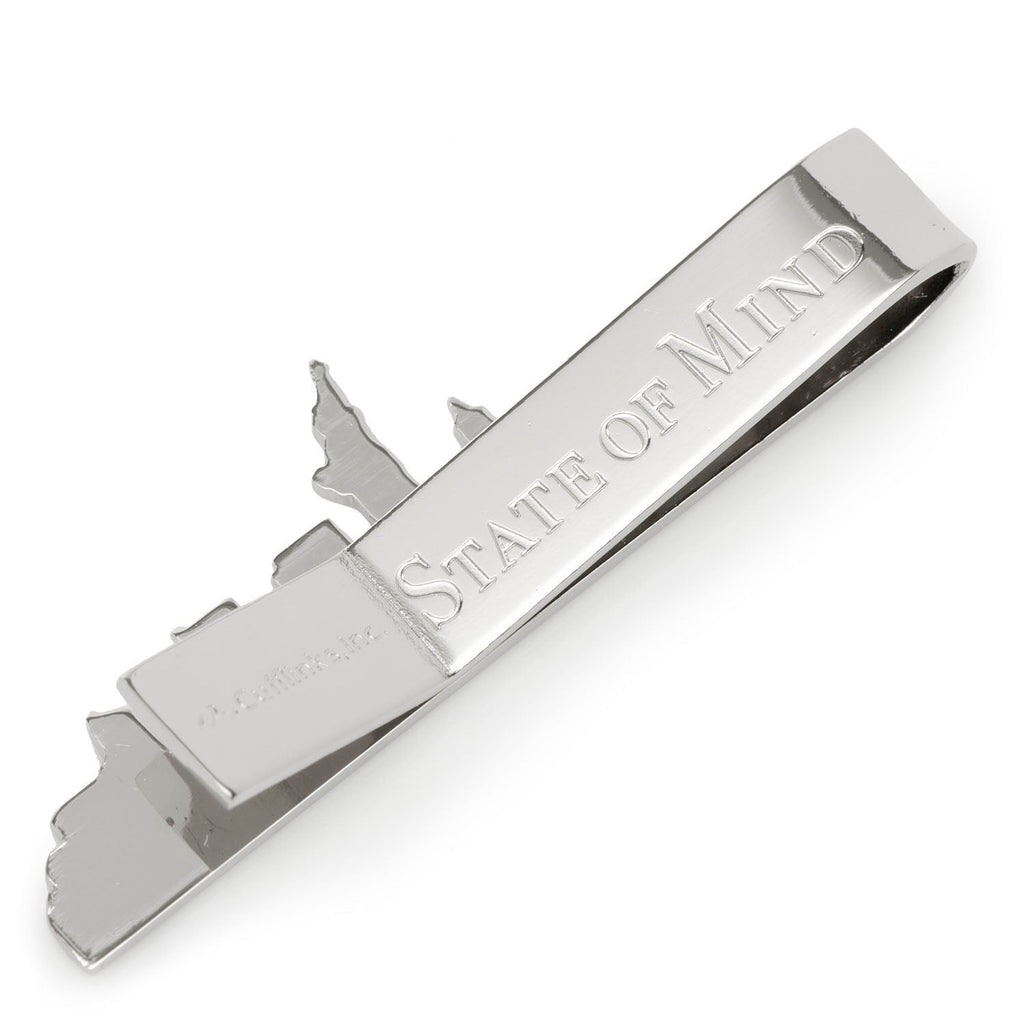 New York Skyline Silver Tone Tie Bar - Image 3