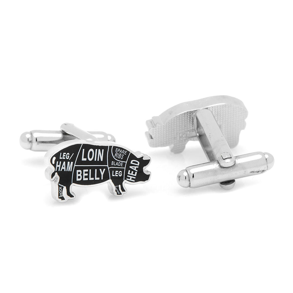 Pork Butcher Cuts Cufflinks for Meat Lovers and Foodies - Image 2