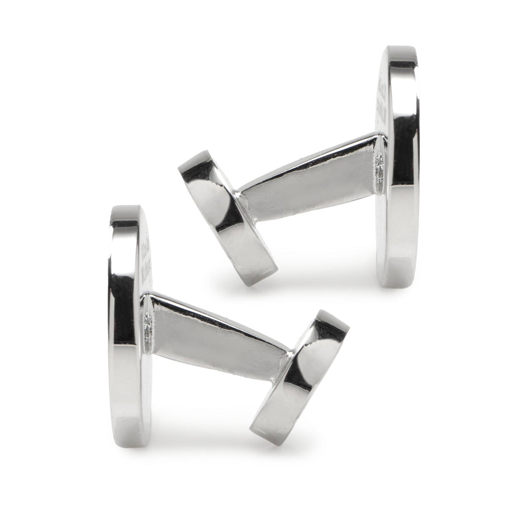 Coca-Cola Logo Round Cufflinks in Red and Green Enamel - Image 4