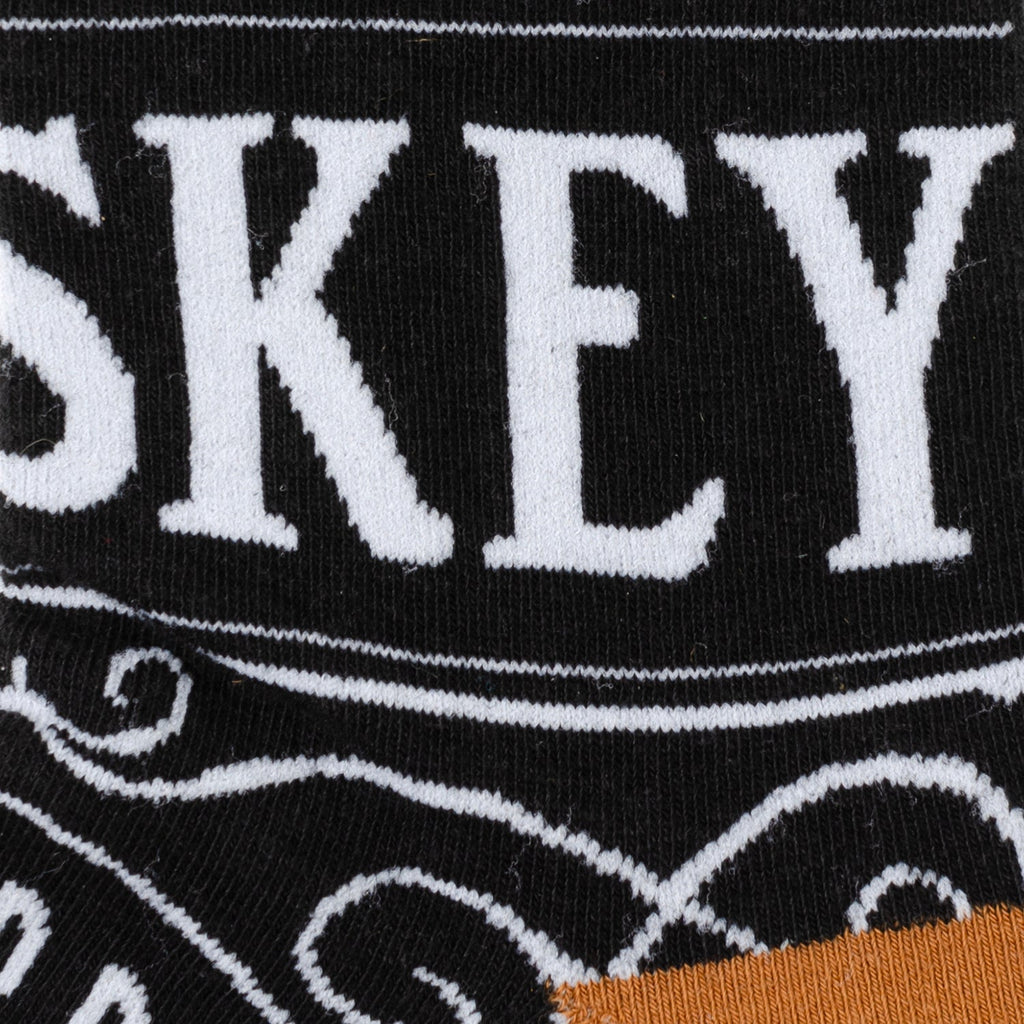 Whiskey Original Black Men's Graphic Crew Socks - Image 5