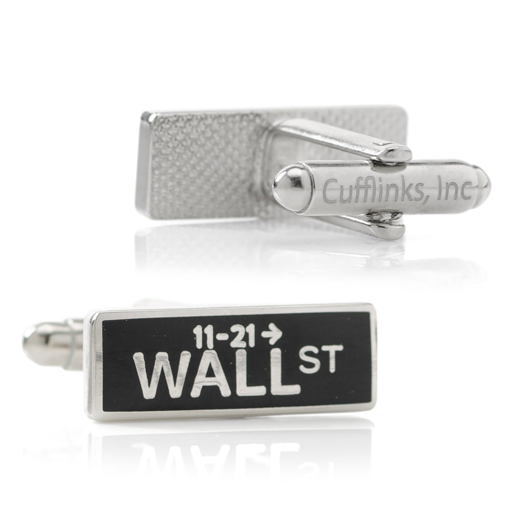 Wall Street Sign Cufflinks for Financial Professionals - Image 2