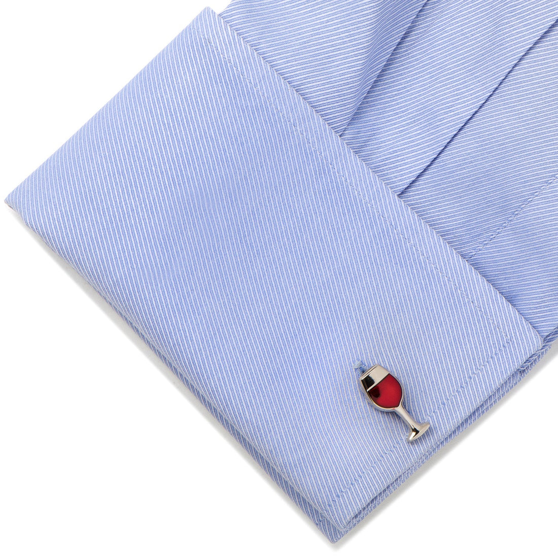 Wine Bottle and Glass Cufflinks for Wine Enthusiasts - Image 3