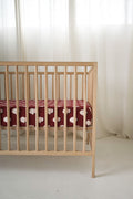 Muslin Crib Sheet | Vintage Santa